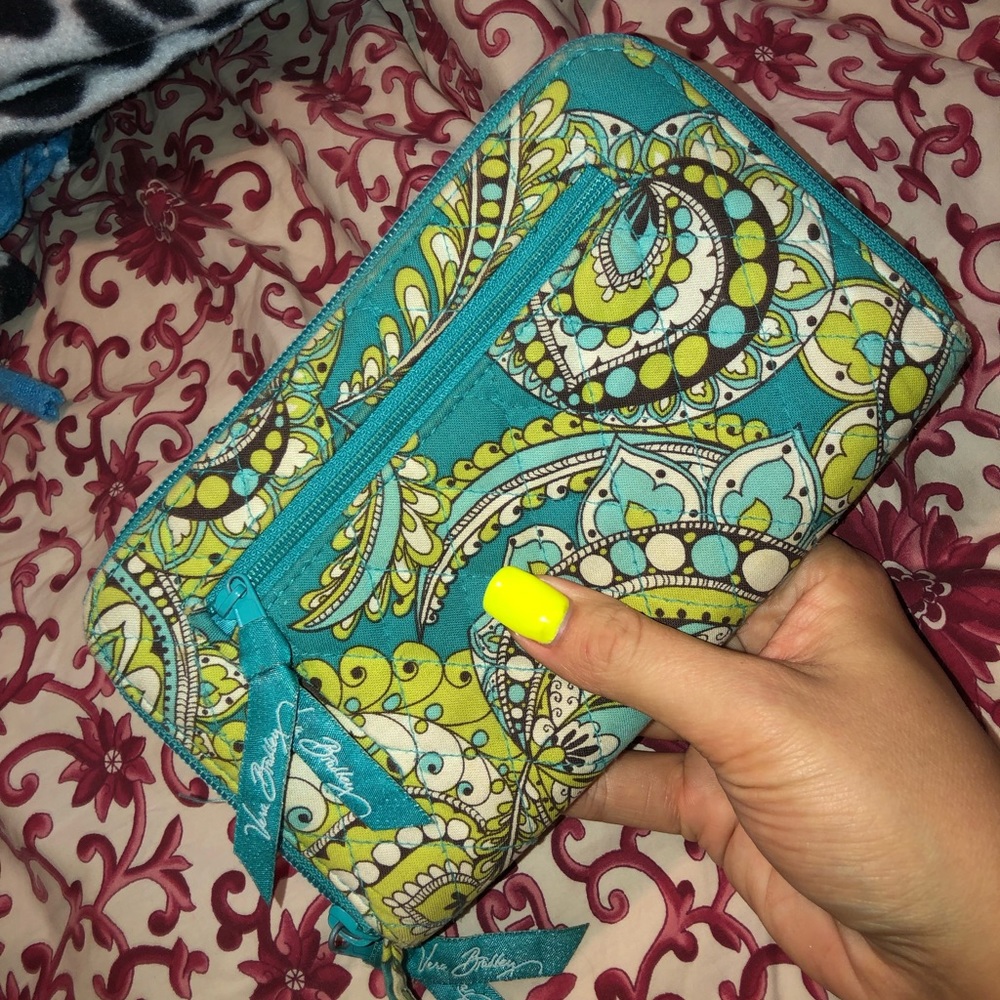 Vera Bradley Wallet with free hair clips!